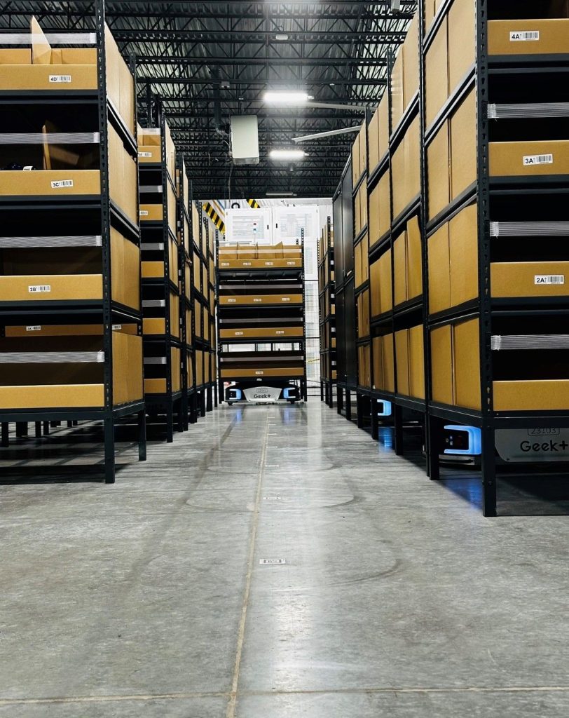 Implementing Goods-to-Person Robotics with Geek+